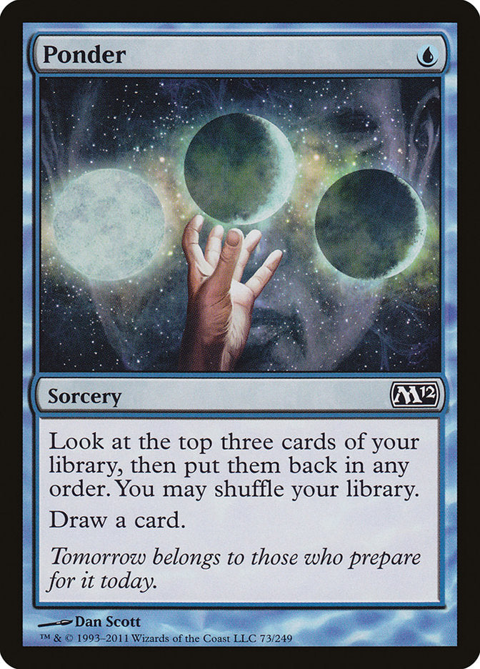 Ponder (Magic 2012 (M12))  - Foil | Good Games North