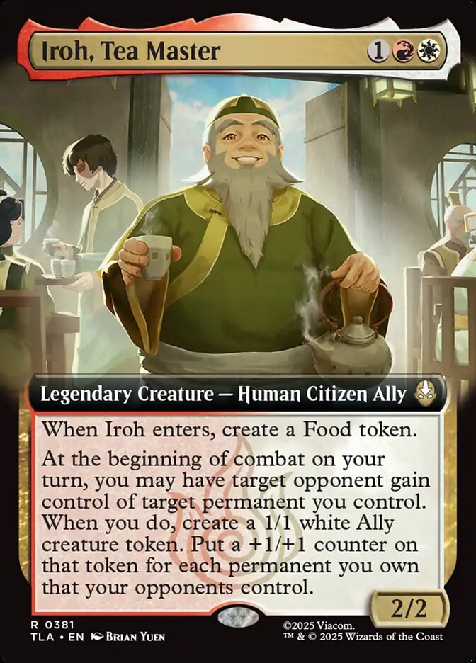 Iroh, Tea Master 381 (Avatar: The Last Airbender)  - Extended Art Foil | Good Games North