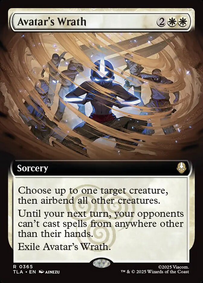 Avatar's Wrath  365/286 (Avatar: The Last Airbender)  - Extended Art Foil | Good Games North