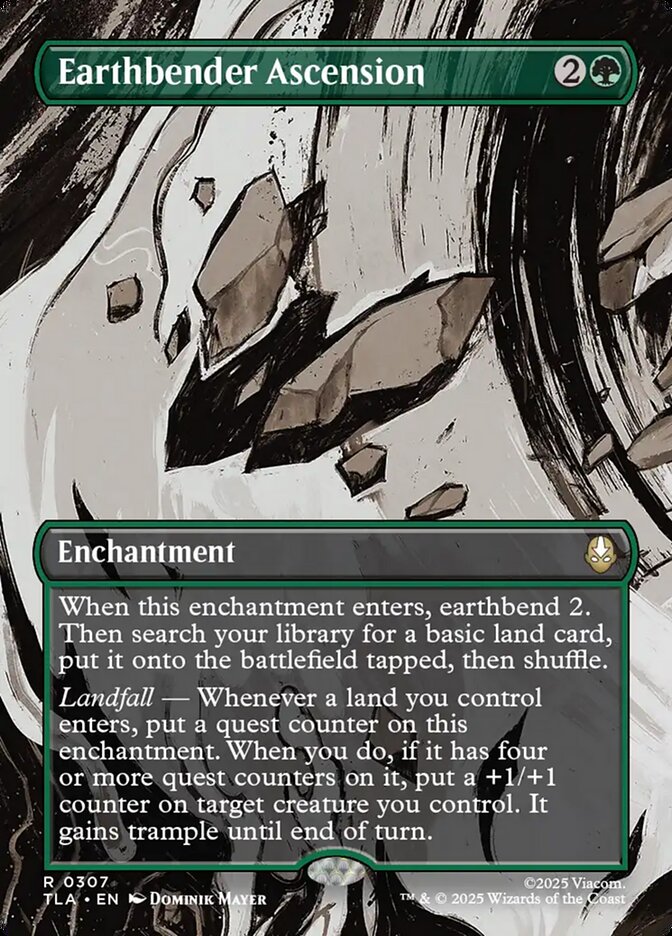 Earthbender Ascension  307/286 (Avatar: The Last Airbender)  - Borderless Foil | Good Games North