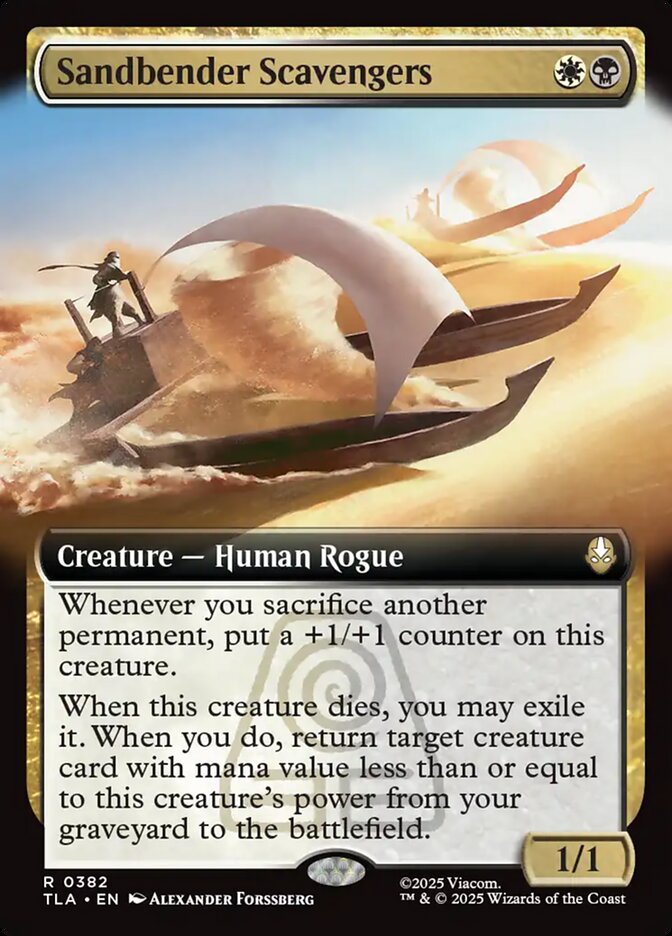 Sandbender Scavengers  382/286 (Avatar: The Last Airbender)  - Extended Art Foil | Good Games North