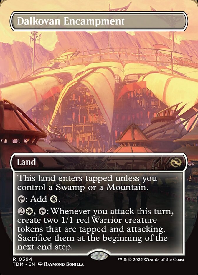 Dalkovan Encampment 394/291 (Tarkir: Dragonstorm)  - Borderless | Good Games North