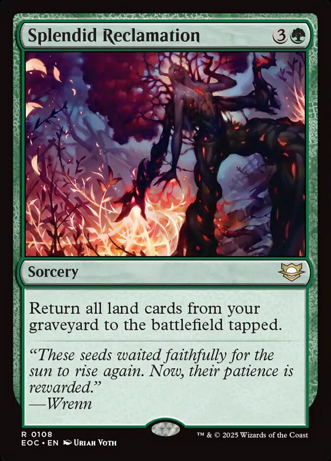 Splendid Reclamation (Commander: Edge of Eternities)  | Good Games North