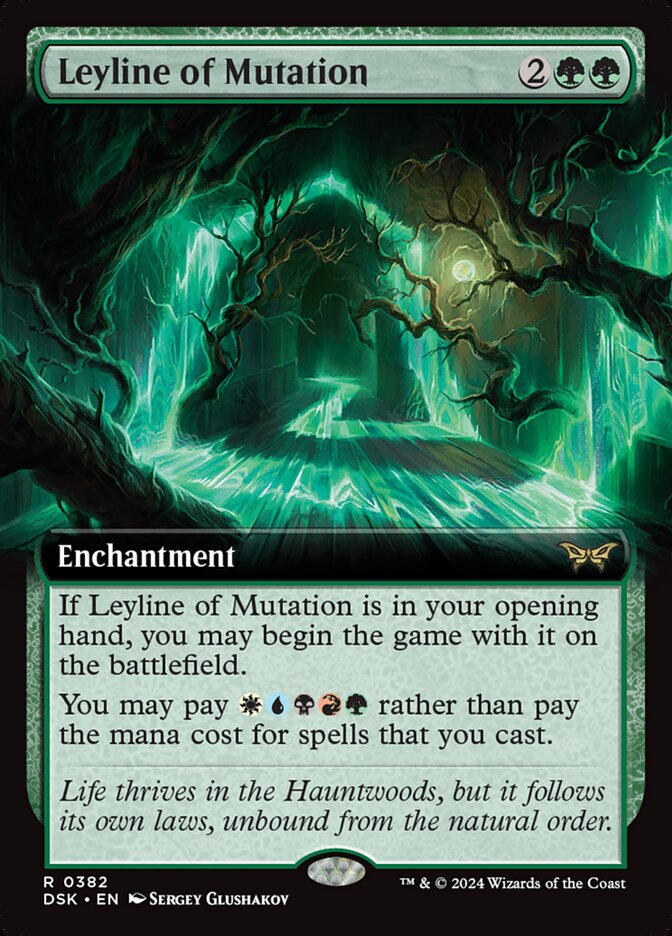 Leyline of Mutation (Duskmourn: House of Horror)  - Foil | Good Games North