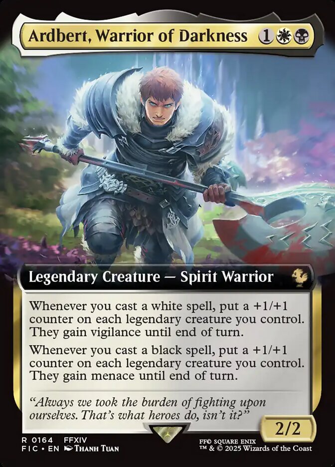 Ardbert, Warrior of Darkness (Commander: FINAL FANTASY)  - Foil | Good Games North