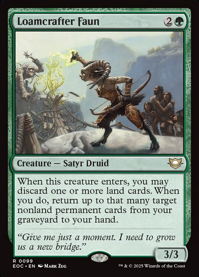 Loamcrafter Faun (Commander: Edge of Eternities)  | Good Games North