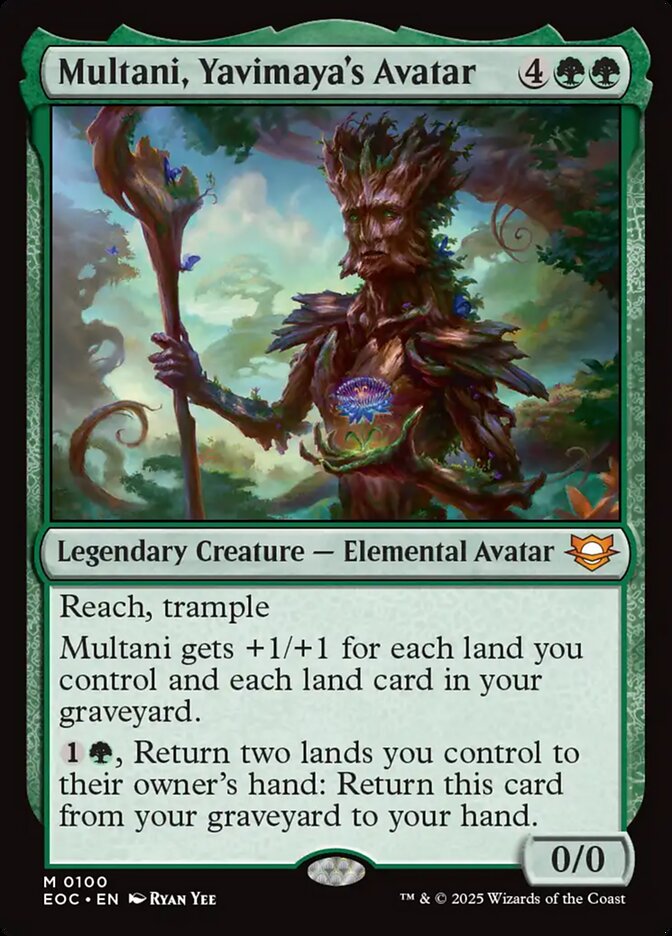Multani, Yavimaya's Avatar 100/191 (Commander: Edge of Eternities)  | Good Games North