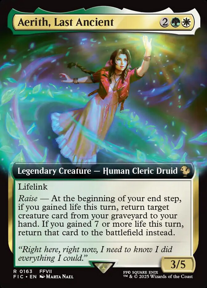Aerith, Last Ancient (Commander: FINAL FANTASY)  - Foil | Good Games North