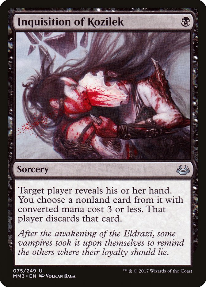 Inquisition of Kozilek 75/249 (Modern Masters 2017)  - Foil | Good Games North