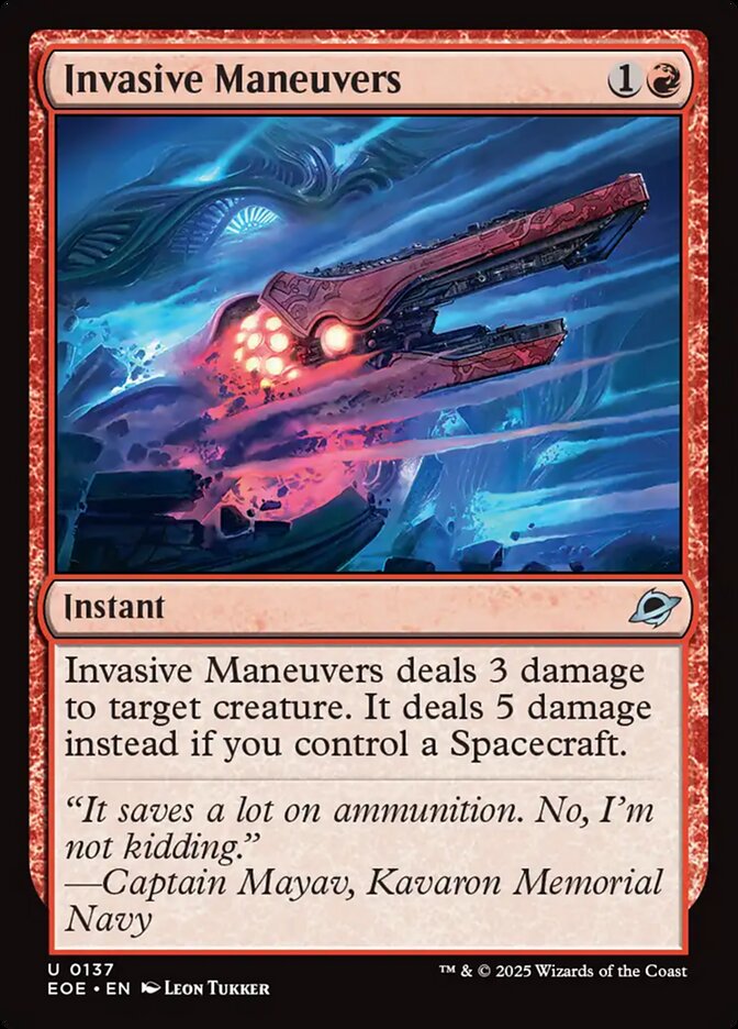 Invasive Maneuvers (Edge of Eternities)  | Good Games North