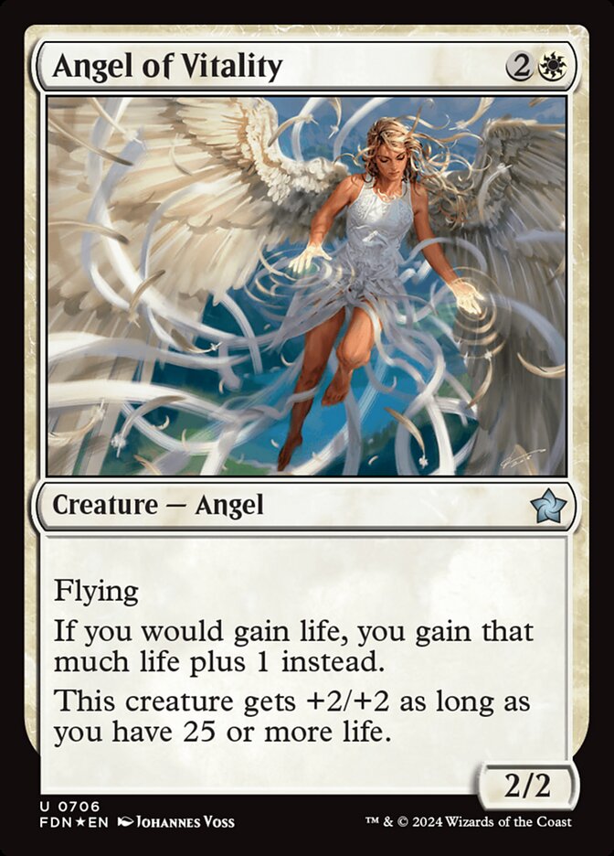 Angel of Vitality (Foundations)  - Foil | Good Games North