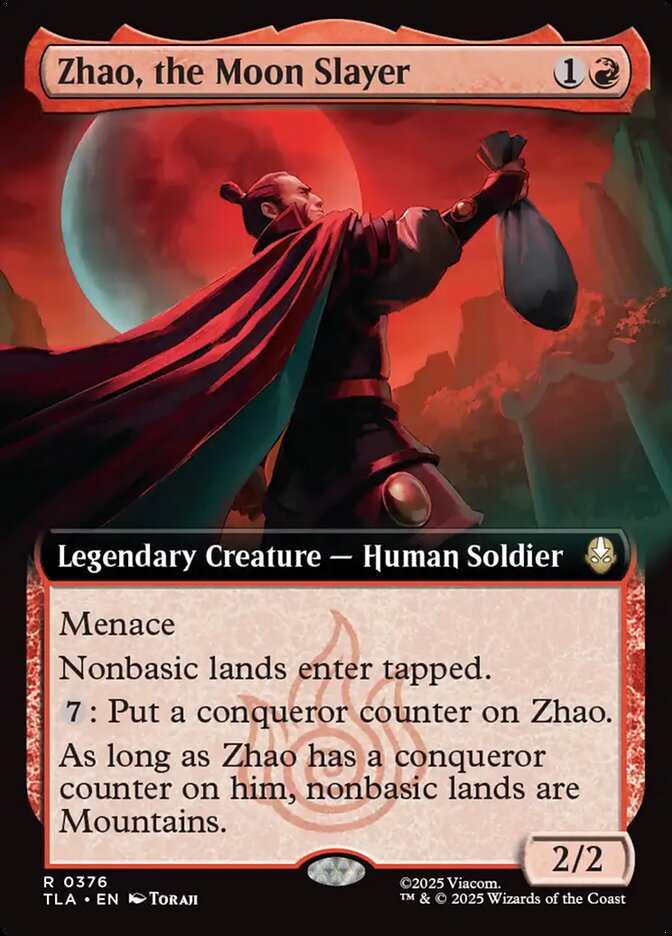 Zhao, the Moon Slayer 376/286 (Avatar: The Last Airbender)  - Extended Art Foil | Good Games North