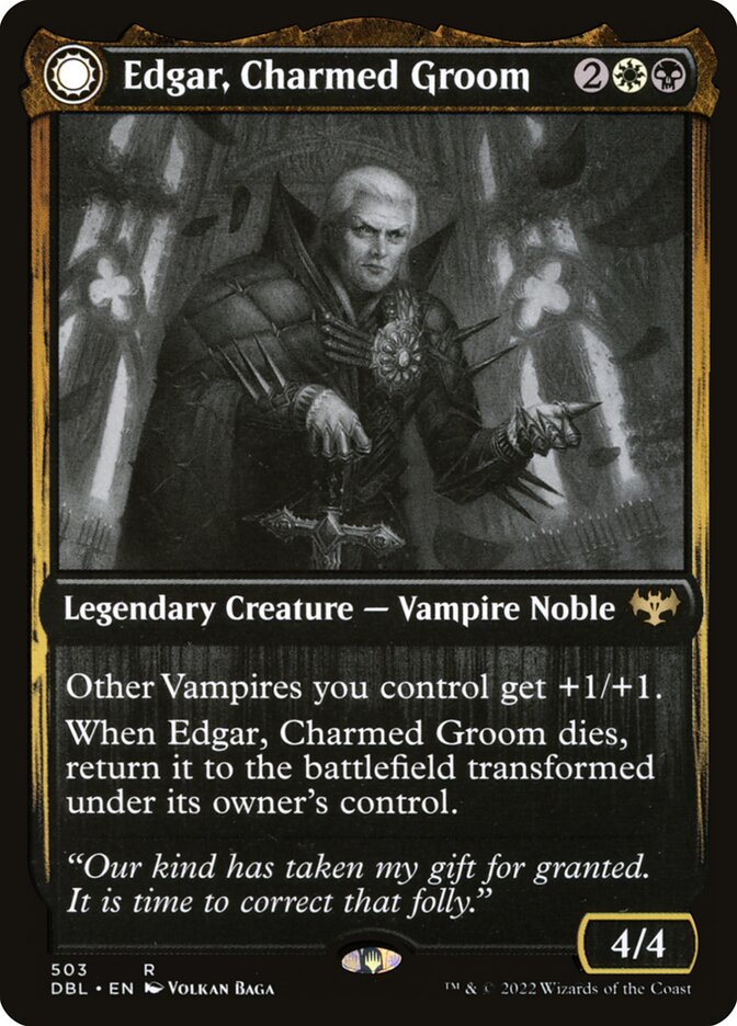 Edgar, Charmed Groom // Edgar Markov's Coffin (Innistrad: Double Feature)  - Foil | Good Games North