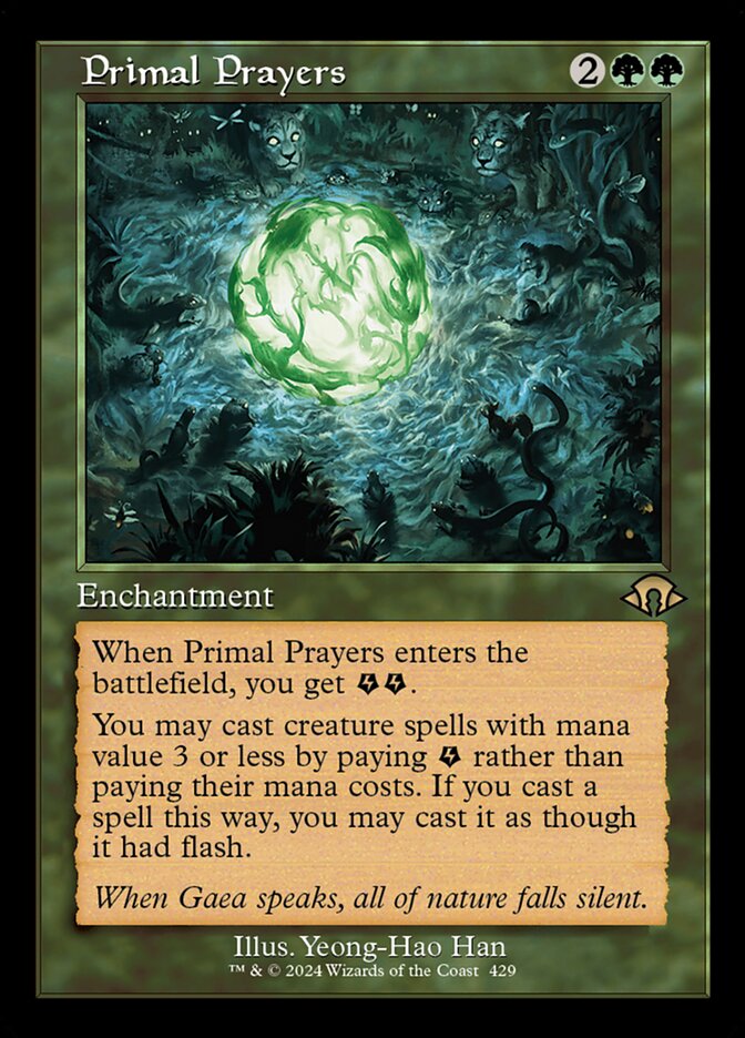 Primal Prayers 429 (Modern Horizons 3)  - Retro | Good Games North