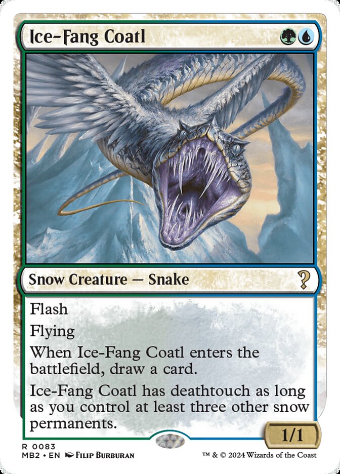 Ice-Fang Coatl 83/390 (Mystery Booster 2)  | Good Games North