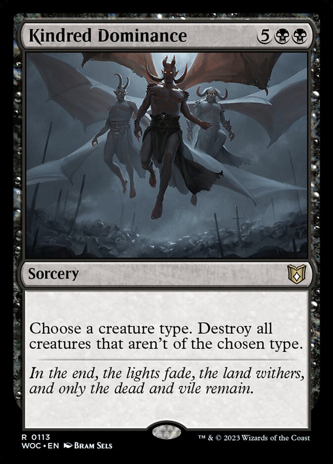 Kindred Dominance (Commander: Wilds of Eldraine)  | Good Games North