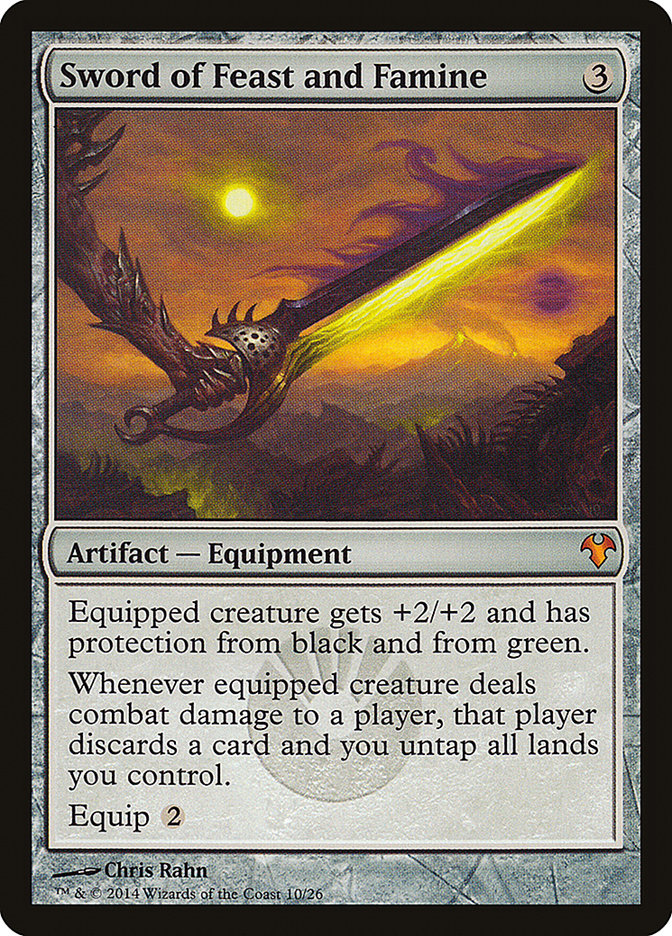 Sword of Feast and Famine (Magic Modern Event Deck)  | Good Games North