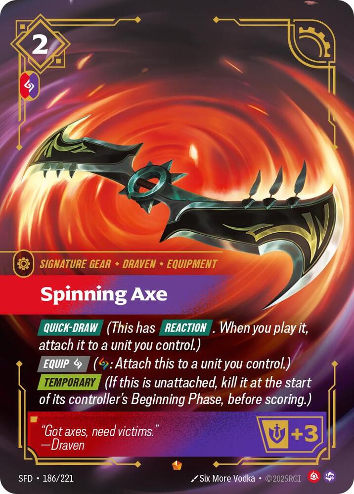 Spinning Axe (Spiritforged)  - Foil | Good Games North