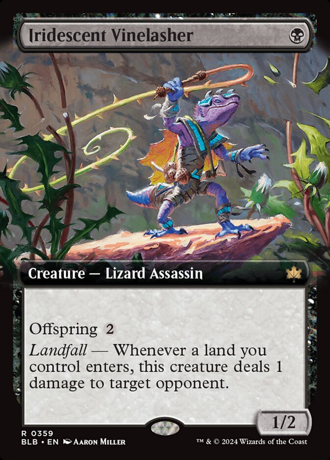 Iridescent Vinelasher (Bloomburrow)  - Foil | Good Games North