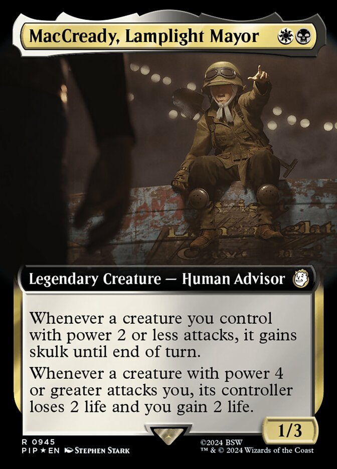 MacCready, Lamplight Mayor (Universes Beyond: Fallout)  - Foil | Good Games North