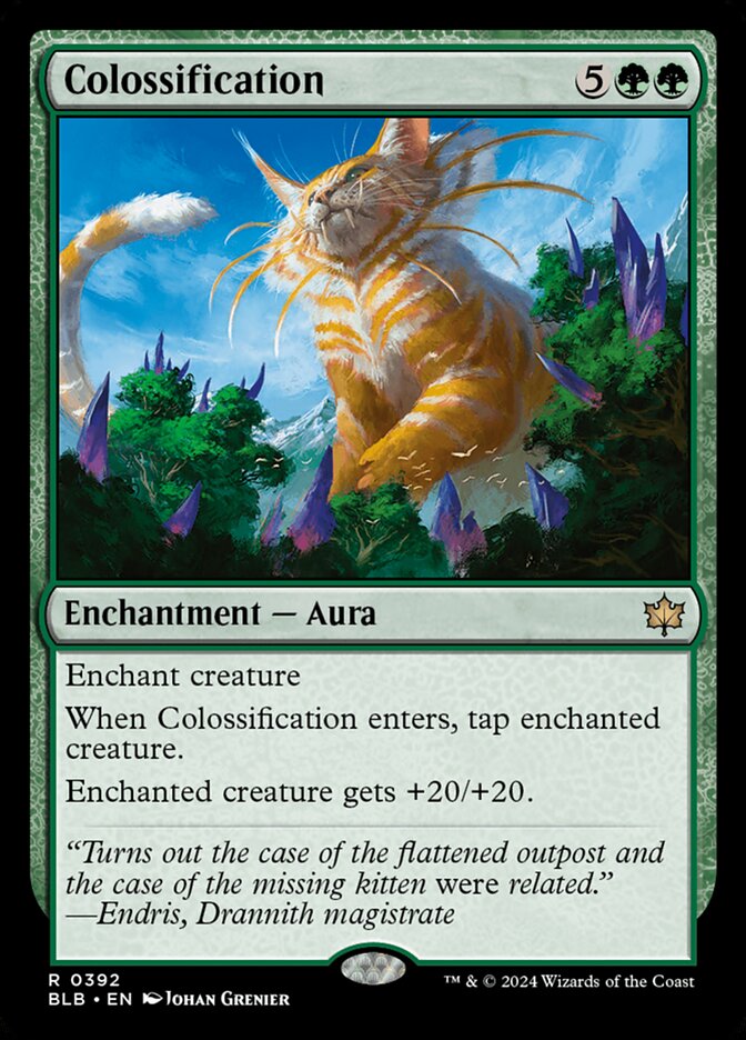 Colossification 392/281 (Bloomburrow)  | Good Games North