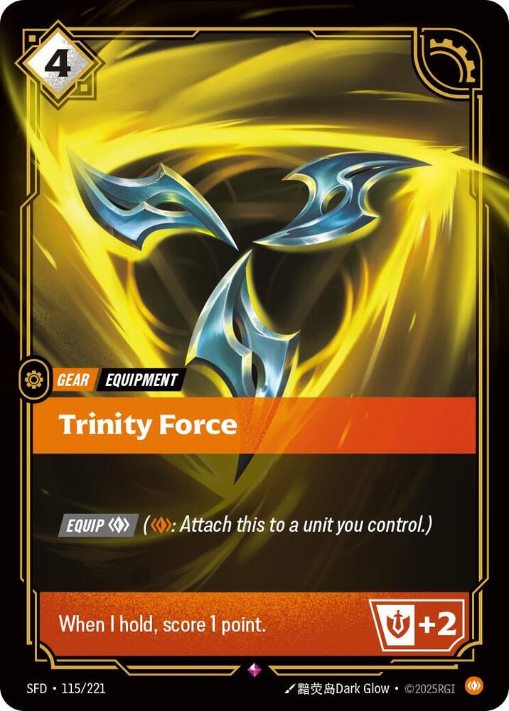 Trinity Force (Spiritforged)  - Foil | Good Games North