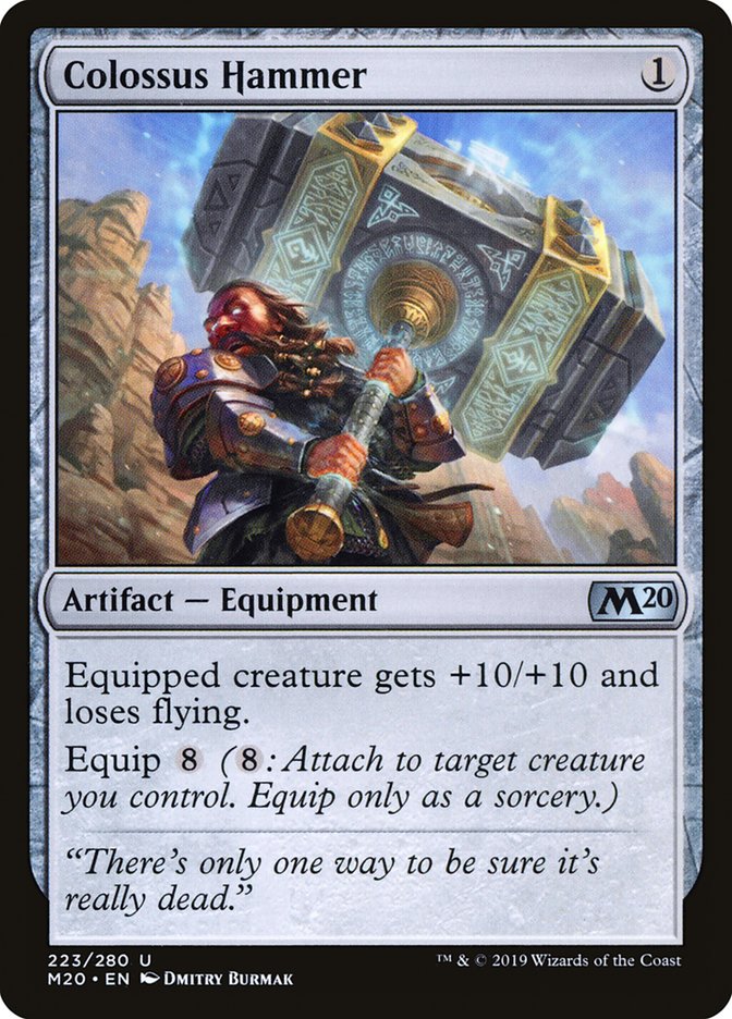 Colossus Hammer 223 (Core Set 2020)  - Foil | Good Games North