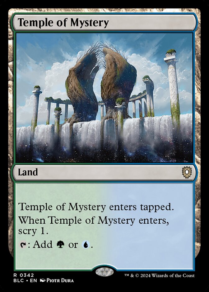 Temple of Mystery (Commander: Bloomburrow)  | Good Games North