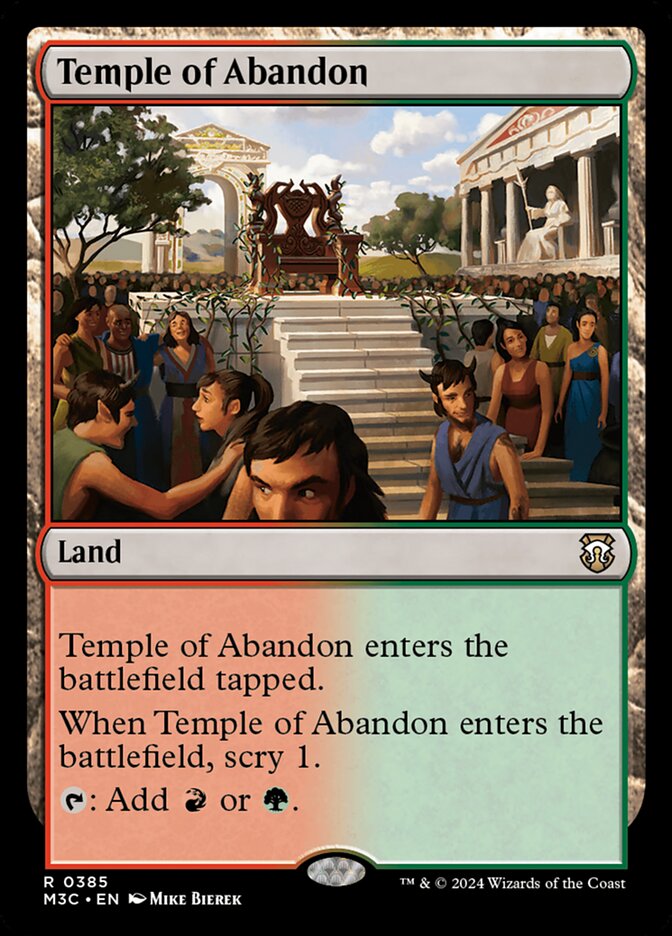 Temple of Abandon (Commander: Modern Horizons 3)  | Good Games North