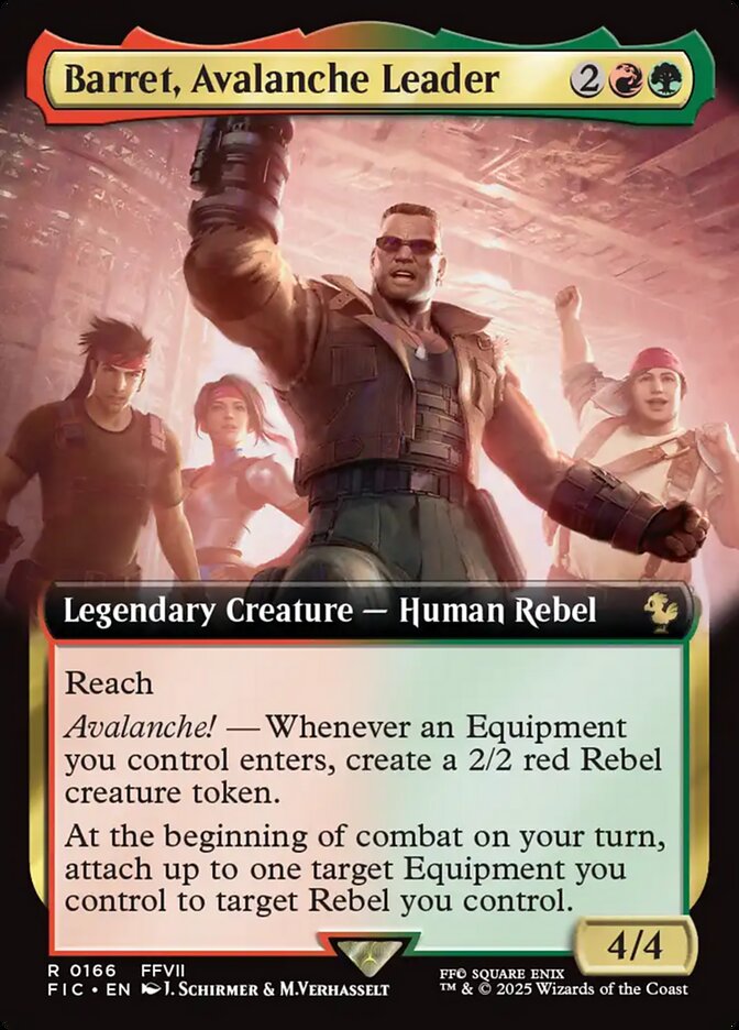 Barret, Avalanche Leader (Commander: FINAL FANTASY)  - Foil | Good Games North