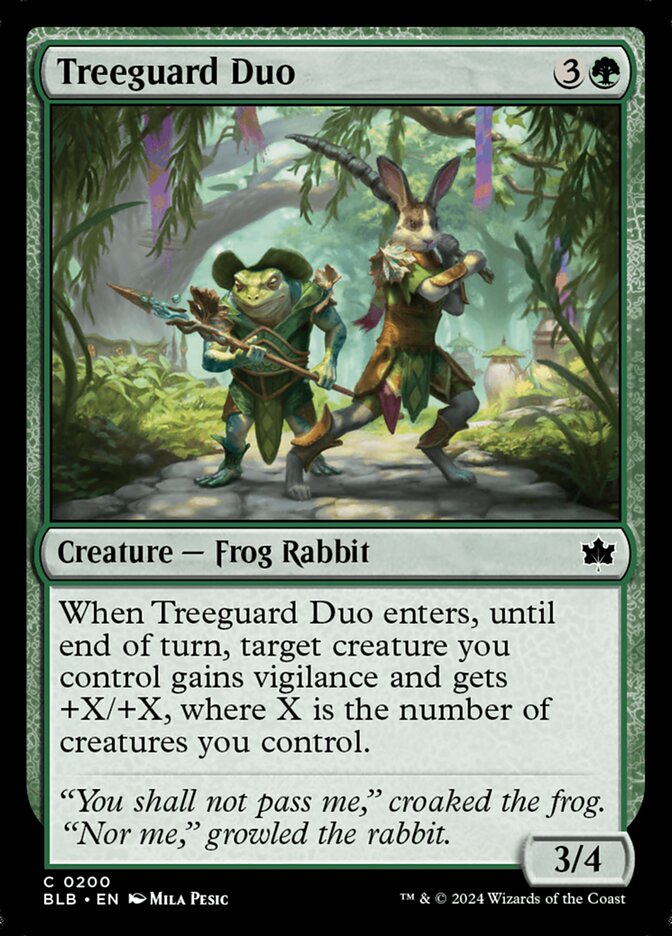 Treeguard Duo 200 (Bloomburrow)  - Foil | Good Games North