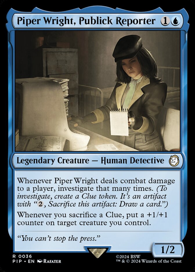 Piper Wright, Publick Reporter 36 (Universes Beyond: Fallout)  | Good Games North