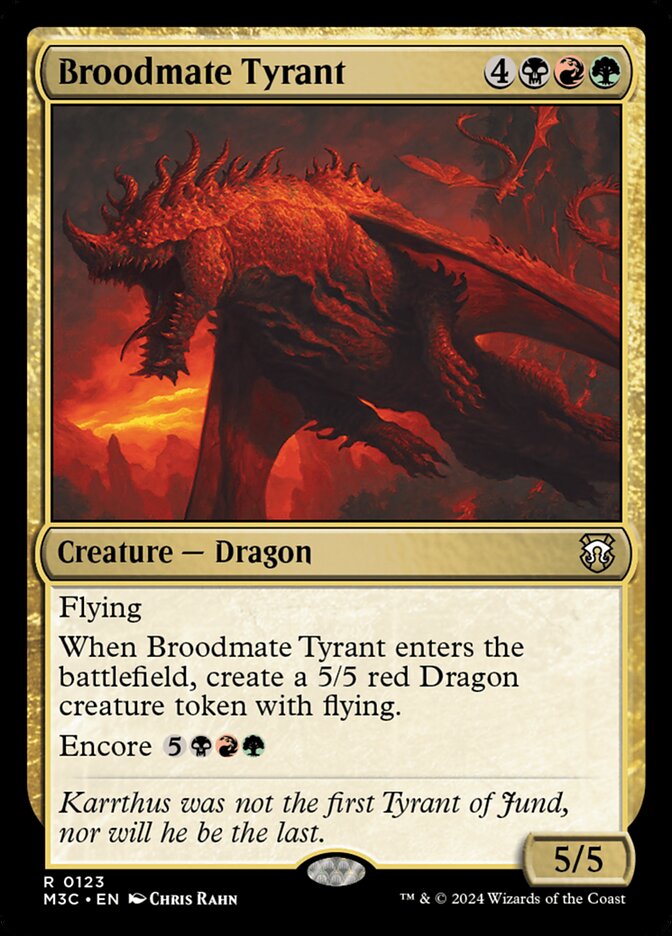 Broodmate Tyrant (Commander: Modern Horizons 3)  | Good Games North