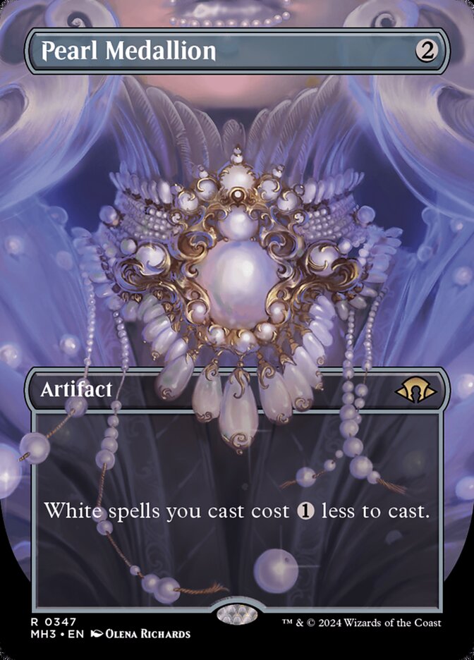 Pearl Medallion 347/319 (Modern Horizons 3)  - Borderless | Good Games North