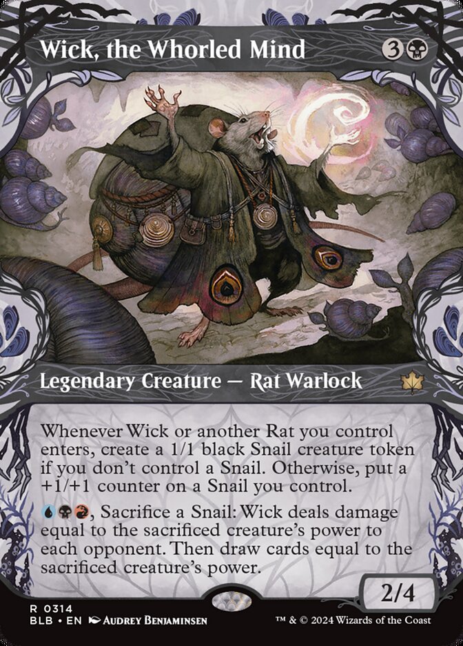 Wick, the Whorled Mind 314 (Bloomburrow)  - Showcase Foil | Good Games North