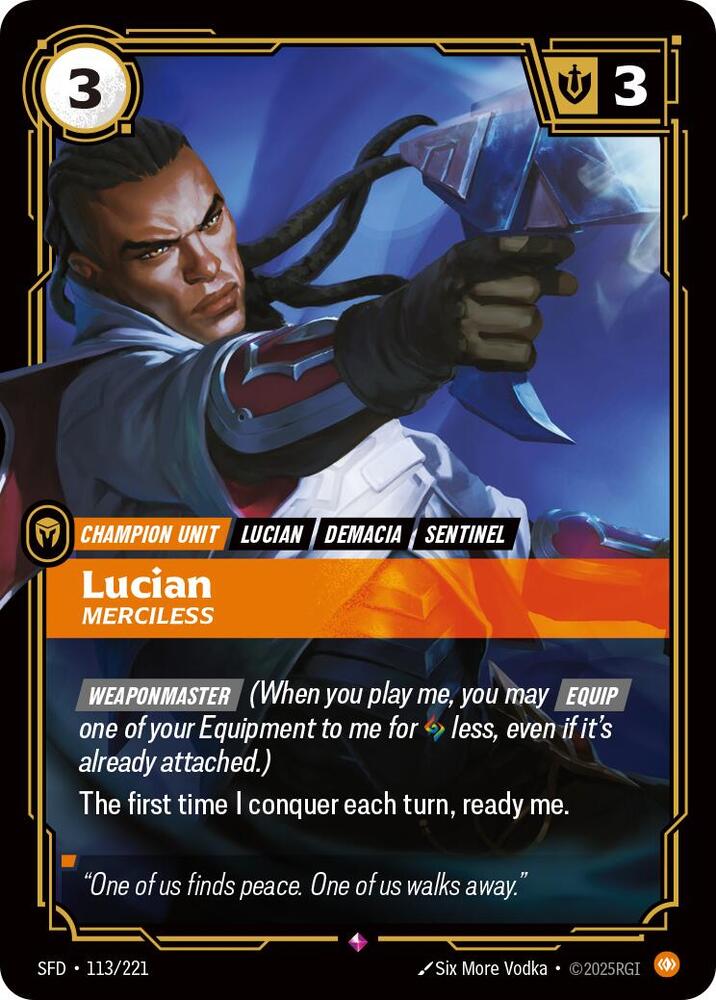 Lucian Merciless (Spiritforged)  - Foil | Good Games North