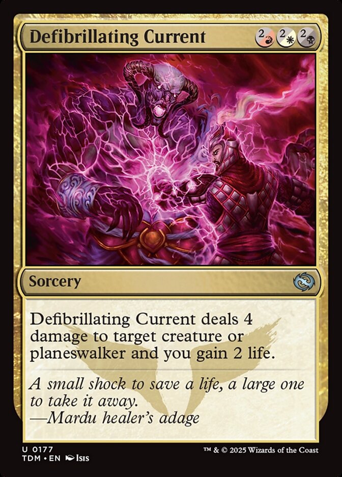 Defibrillating Current 177/291 (Tarkir: Dragonstorm)  | Good Games North