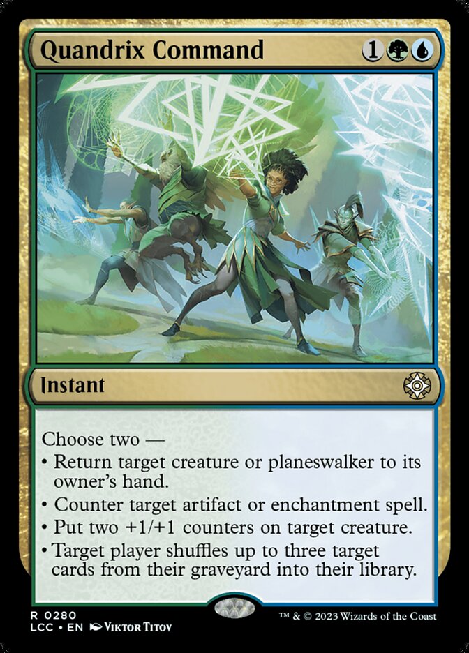Quandrix Command 280/370 (Commander: The Lost Caverns of Ixalan)  | Good Games North