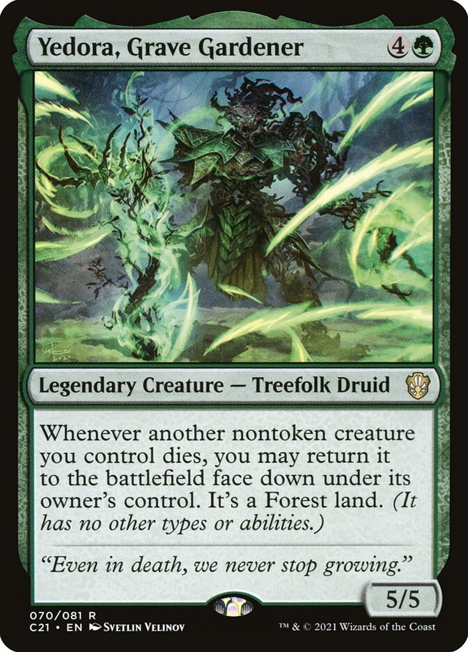 Yedora, Grave Gardener 70/81 (Commander 2021)  | Good Games North