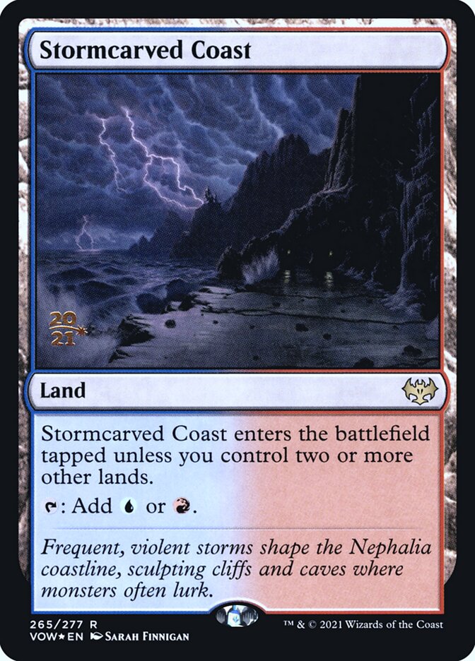 Stormcarved Coast 265s/137 (Prerelease Cards)  - Foil | Good Games North