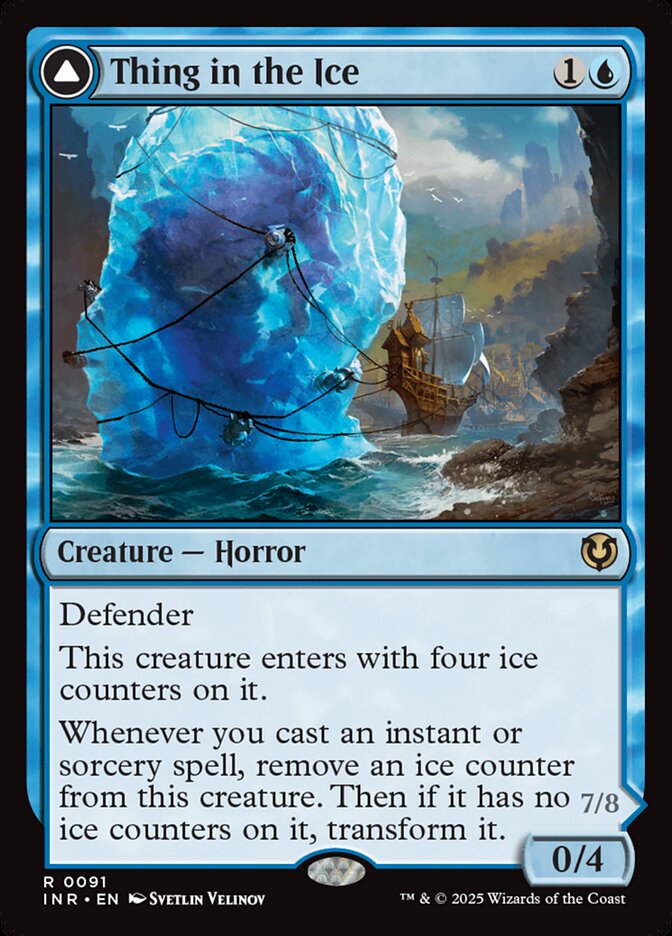 Thing in the Ice // Awoken Horror 91/287 (Innistrad Remastered)  - Foil | Good Games North