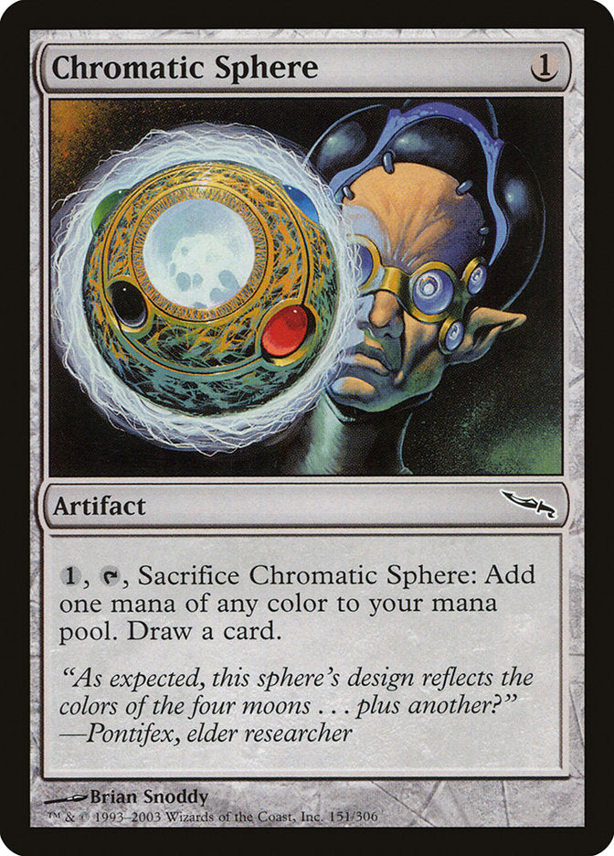 Chromatic Sphere 151/306 (Mirrodin)  - Foil | Good Games North