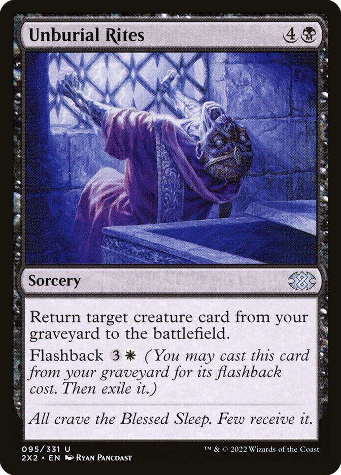 Unburial Rites (Double Masters 2022)  - Foil | Good Games North
