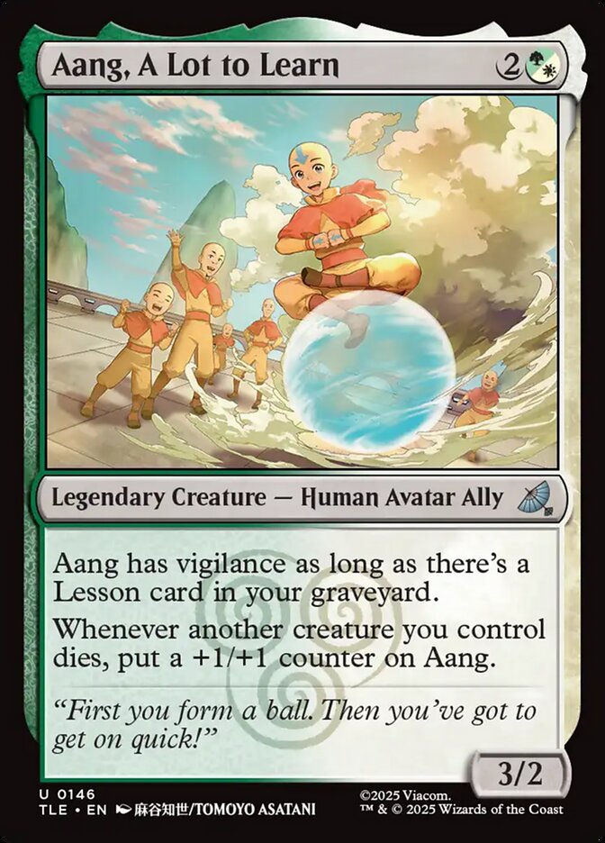 Aang, A Lot to Learn 146 (Avatar: The Last Airbender: Eternal-Legal)  - Foil | Good Games North