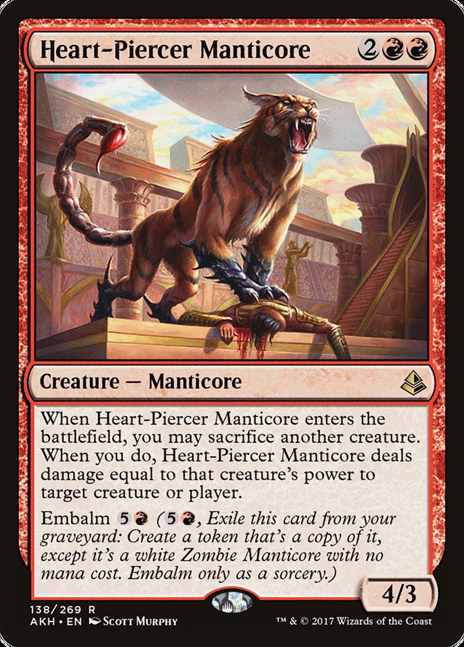 Heart-Piercer Manticore (Amonkhet)  | Good Games North