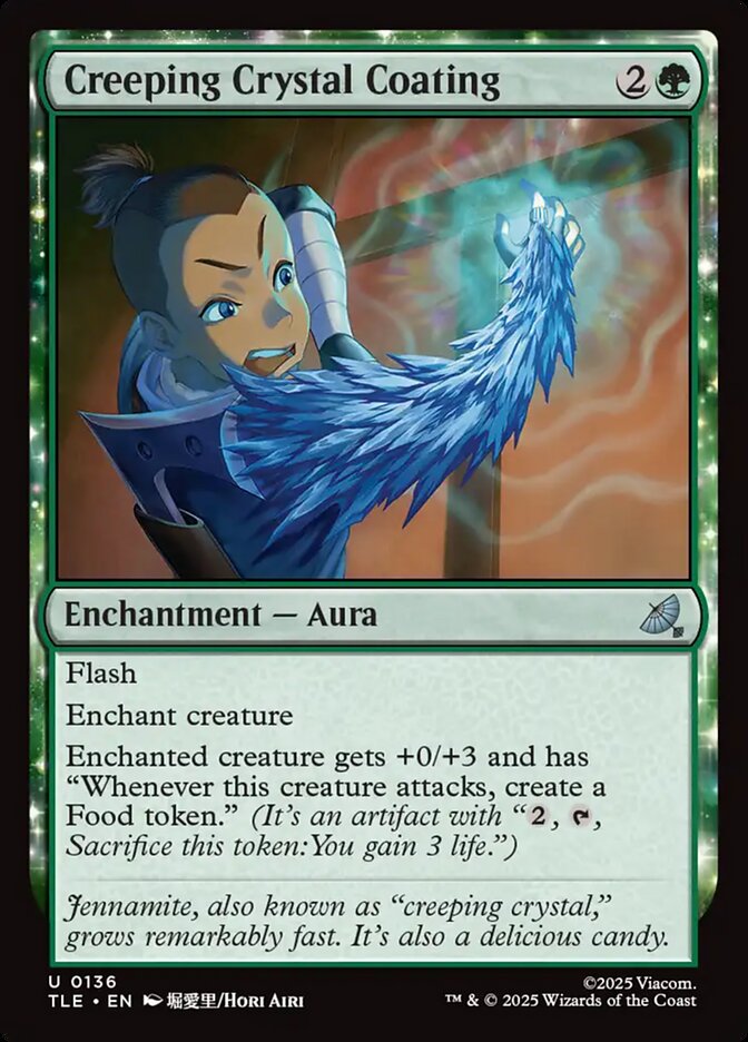 Creeping Crystal Coating 136/317 (Avatar: The Last Airbender: Eternal-Legal)  - Foil | Good Games North