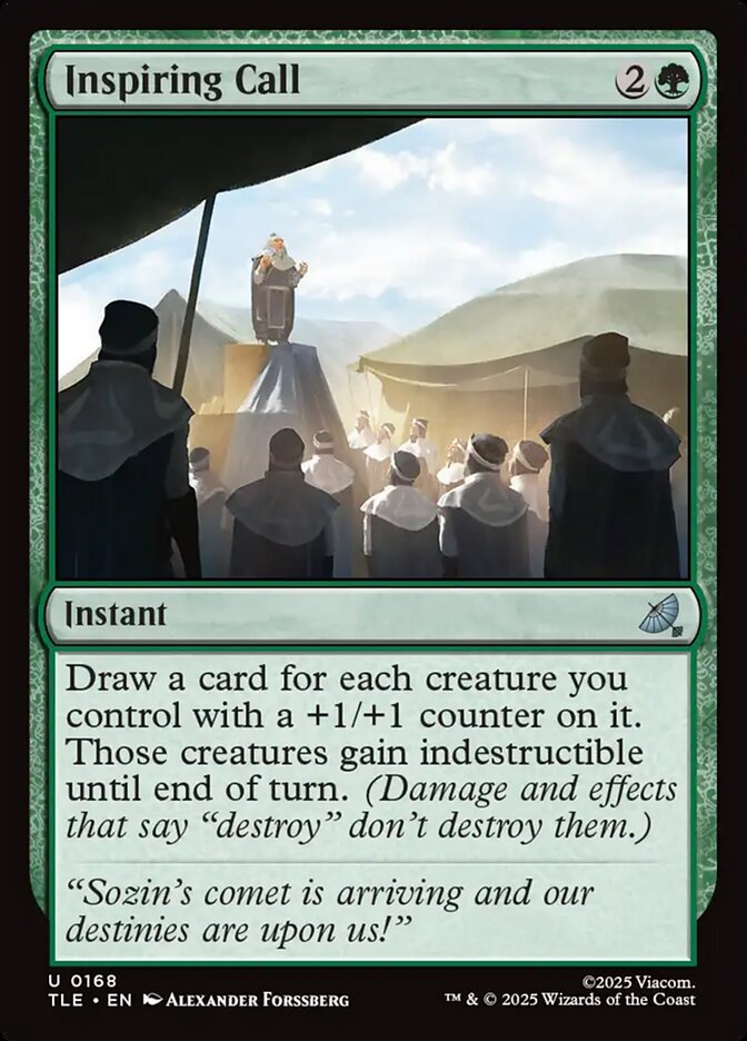 Inspiring Call (Avatar: The Last Airbender: Eternal-Legal)  - Foil | Good Games North