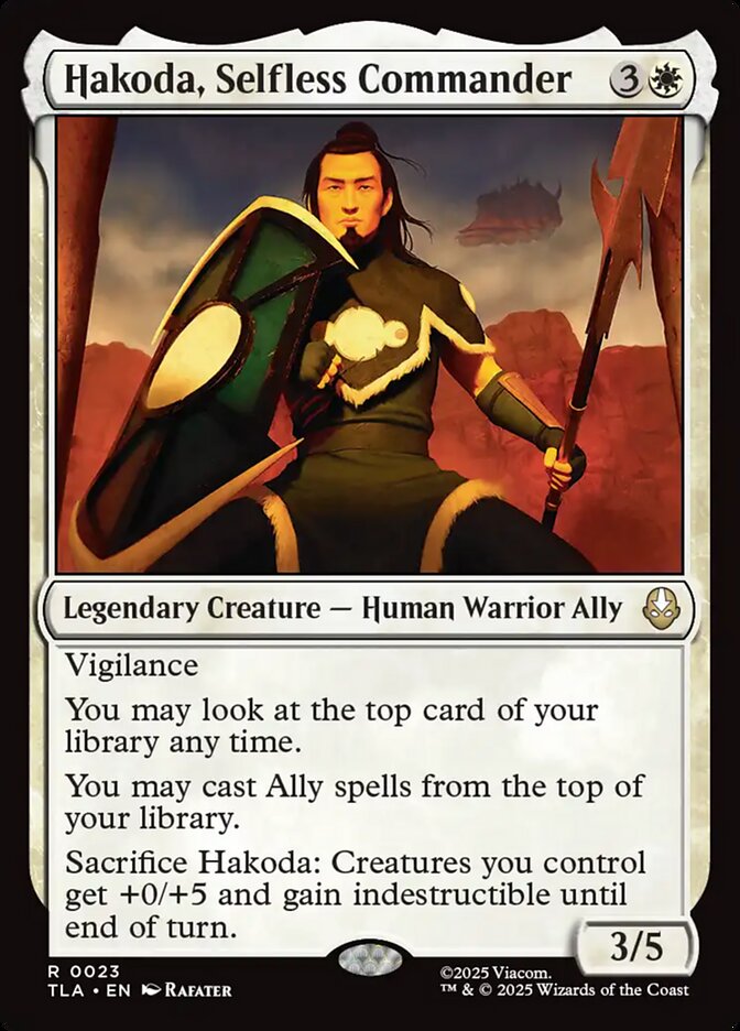 Hakoda Selfless Commander (Avatar: The Last Airbender)  - undefined | Good Games North