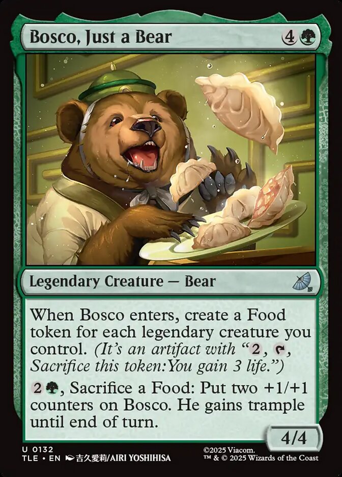Bosco, Just a Bear 132/317 (Avatar: The Last Airbender: Eternal-Legal)  - Foil | Good Games North