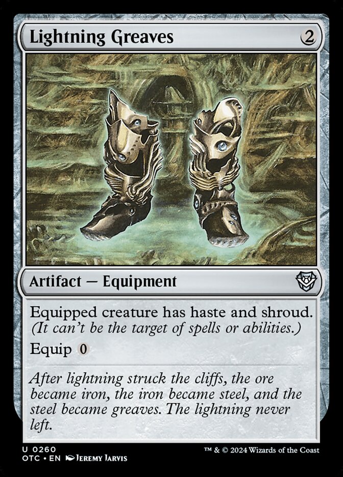 Lightning Greaves 260/342 (Commander: Outlaws of Thunder Junction)  | Good Games North